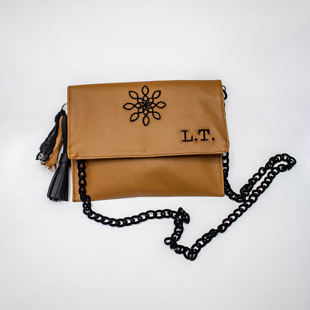 bolso bandolera bordada