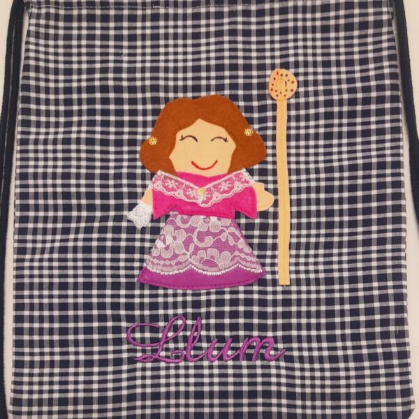 mochila artesanal castellonera infantil fiestas castellon